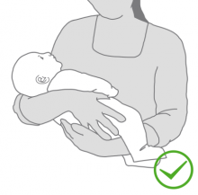 It’s okay to hold and touch your baby